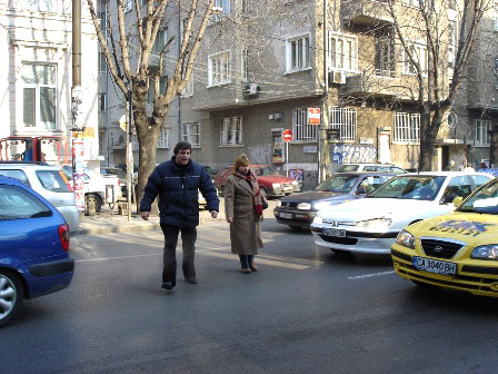 How to cross the streets in Sofia, Bulgaria